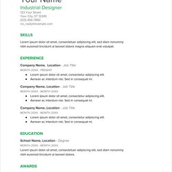 Champion Free Resume Templates To Download In Doc Word Spearmint New