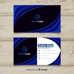 Terrific Free Vector Business Card Template