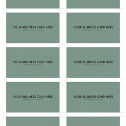 Business Card Template Per Sheet Printable Cards Visiting Avery