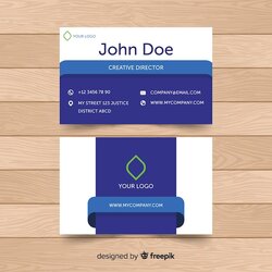 Brilliant Free Vector Business Card Template Ready