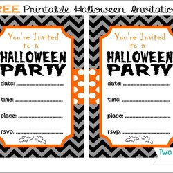 Brilliant Free Halloween Invitations Printable Print Out Invitation