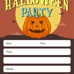 Eminent Best Images Of Printable Halloween Invitations Free Invitation Party Templates Blank Birthday Via