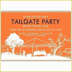 Admirable Free Tailgate Party Flyer Template Of Go Auburn Tigers Invitations