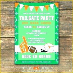 Excellent Free Tailgate Party Flyer Template Of The Gallery For Super Bowl American Football