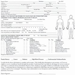 Perfect Template Patient Information Sheets