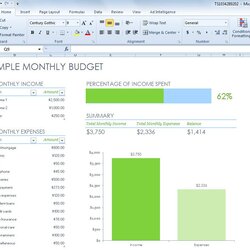 Spiffing Budget Simple Excel Le Template