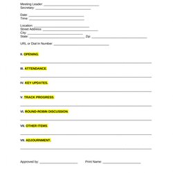 The Highest Quality Free Staff Management Meeting Agenda Template Sample Word