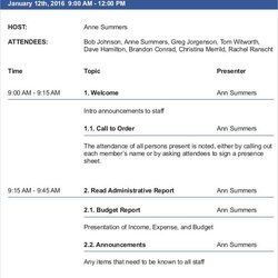 Exceptional Meeting Agenda Samples Free Sample Example Format Download Template Staff