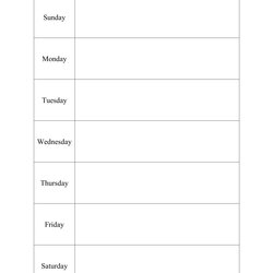 Sublime Weekly Schedule Planner Templates Word Excel Template Calendar Planning Agenda Monday Printable Blank