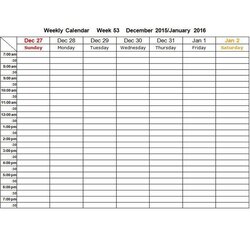 Exceptional Weekly Schedule Planner Template Unique Blank Calendar