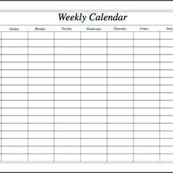 Terrific Weekly Schedule Free Template Google Search