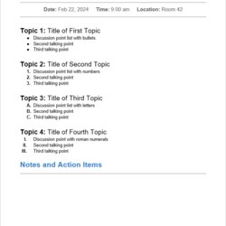 Worthy Agenda Template Free Word Templates Basic Meeting