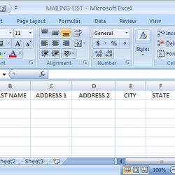 Terrific How To Build Print Your Mailing List By Using Microsoft Excel And Ms Word Business Small Labels