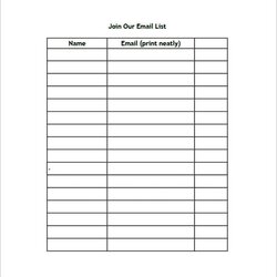 Excel Mailing List Template Free Templates Email