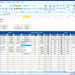 Excel Mailing List Fully Template Templates Unique Property Managers Rent In And Expense Of