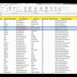Organizing Your Mailing List With Excel