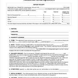 Cool Free Sample House Rental Agreement Templates In Ms Word Residential Example Student