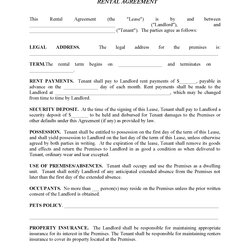 Exceptional Rental Lease Forms Archives Page Of Free Printable Legal Agreement Pets Residential