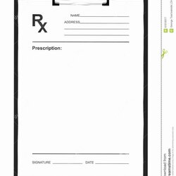 Perfect View Editable Prescription Pad Template Microsoft Word Free Fantastic Image