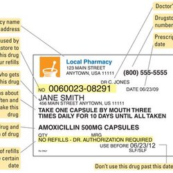 Superior Prescription Label Template Microsoft Word Printable Templates Rx Joke Pills Generator Gifts Medical