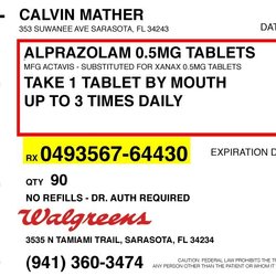 Prescription Label Template Microsoft Word Printable Templates Bottle Pill Labels Medication Medicine Rx