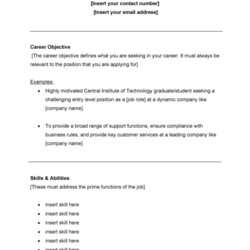 Out Of This World Customer Service Resume Examples Template