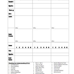 The Highest Standard Really Like This Plan Book Format Teacher Made Her Own Printed Lesson Templates Plans