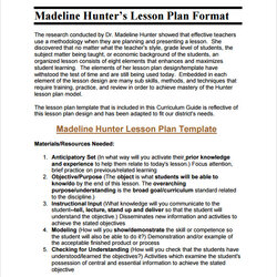 Peerless Free Sample Middle School Lesson Plan Templates In Ms Word Template Download