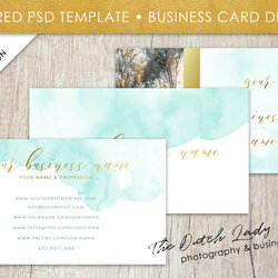 Splendid Business Card Template For Adobe Layered
