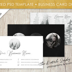 Very Good Business Card Template For Adobe Layered