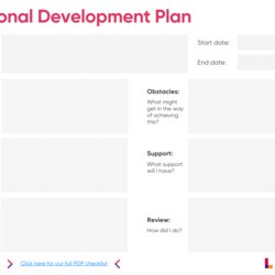Legit Detail Personal Development Plan Template Free