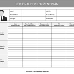 Brilliant Personal Development Plan Template In Ms Word