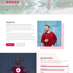 Outstanding Perfection Personal Portfolio Template By