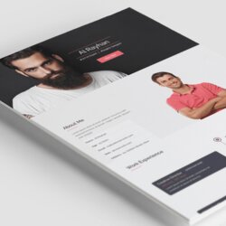 Excellent Free Personal Portfolio Website Template Freebies February Views Comments Fit
