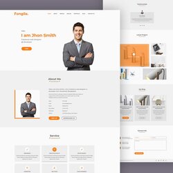 Terrific Free Personal Portfolio Website Template Download Templates Simple Creative Blogger