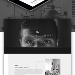 Superlative Free Personal Portfolio Template On