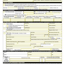 Sublime Wells Fargo Wire Transfer Form Fill Out And Sign Printable Authorization Letter Funds Template Blank