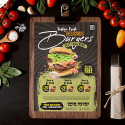 Out Of This World Free Restaurant Menu Design Template Download