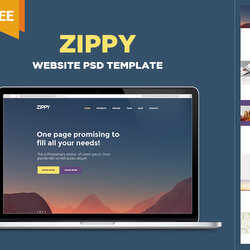 Free One Page Website Template By On Main Image