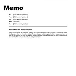 Microsoft Word Memo Template Example For Every Day Pertaining Business Templates