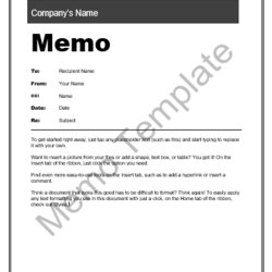 Memo Template Free Printable Word Excel Formats Samples Memorandum Stealing Source