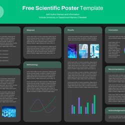 Outstanding Free Scientific Poster Template Scaled