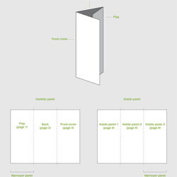 Sterling How To Make Brochure Pamphlet Template Within Fold Folding Pertaining Folds Flyer Word
