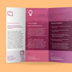 Splendid Smart Fold Brochure Template Navigation Post Brochures Modern
