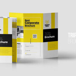 Sublime Best Fold Brochure Templates For Corporate Business