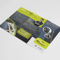 Out Of This World Fold Brochure Template On