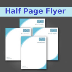 Tremendous Half Page Flyer Template Free Word Templates Image