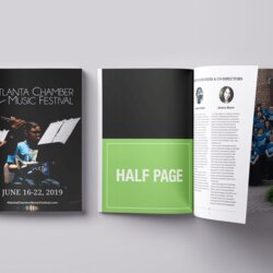 Legit Advertising Atlanta Chamber Music Festival Booklet Orig