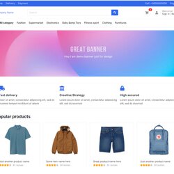 Easy Shop Free Template With Source Code Templates