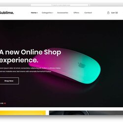 Super Best Free Website Templates In Sublime Template Shopping Websites